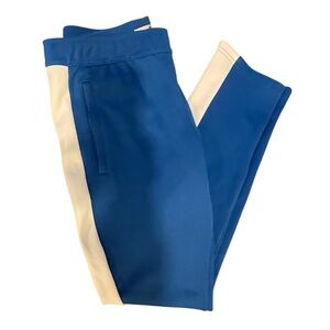 Tory Sport by Tory Burch | Colorblock Track Pants in Royal Blue. Size Small. EUC